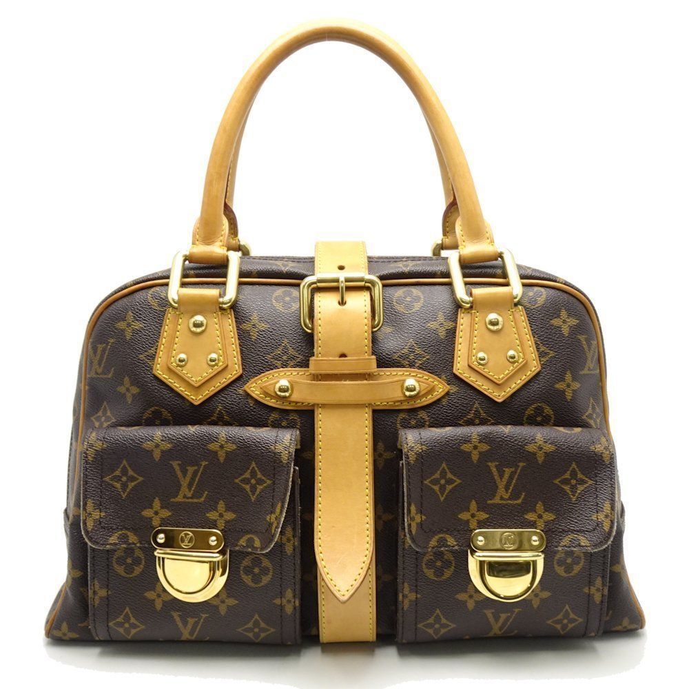Louis Vuitton Monogram Manhattan GM Brown Handbag